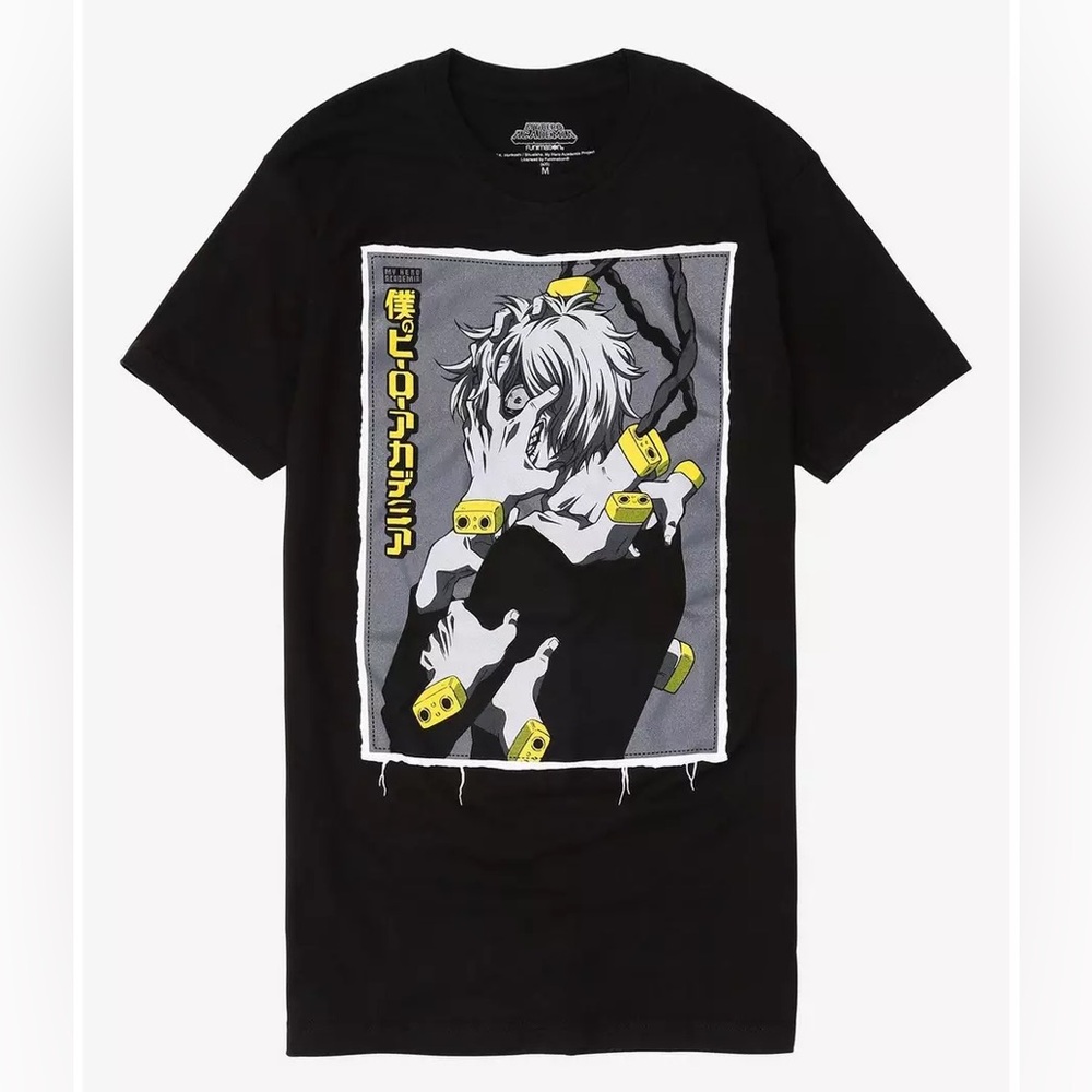 🩵SALE🩵 Black Shigaraki My Hero Academia Anime Manga T Shirt Top
